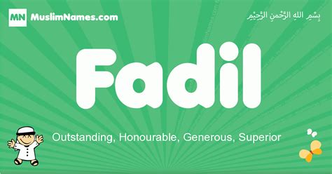 Makna nama Fadil dalam bahasa Arab