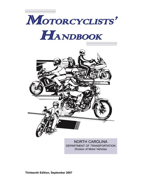 nc motorcycle handbook