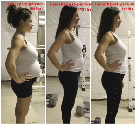 Normal weight loss during pregnancy