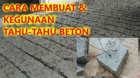 pemanfaatan limbah tahu beton