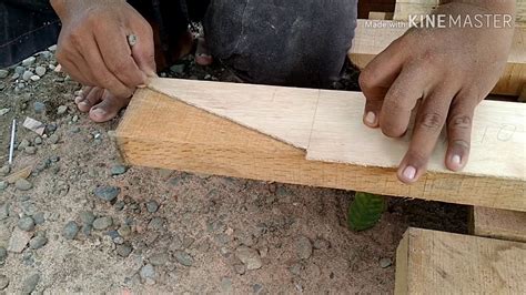 pembuatan sambungan balok kayu