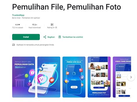 10 Aplikasi Pemulihan Foto dan Video yang Terhapus dengan Mudah di Indonesia