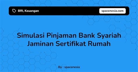 pinjaman BRI Syariah Indonesia