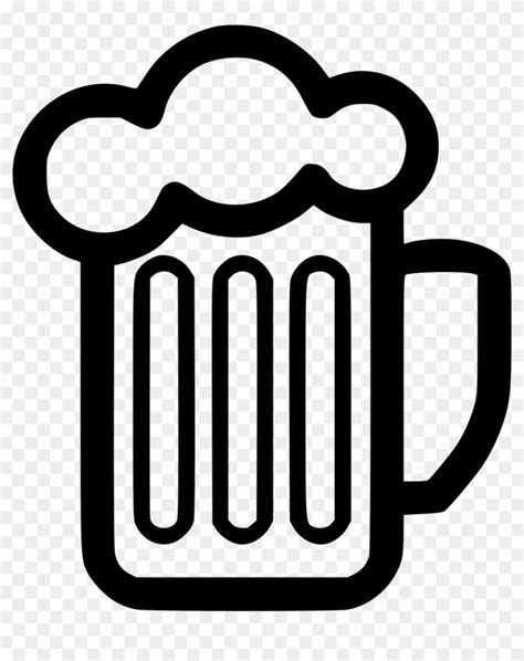 Proporsi dan Keseimbangan Logo Gelas Beer Vector