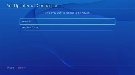 PS4 Internet Connection