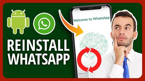 reinstall WhatsApp