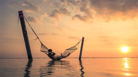 relaxing in Indonesia