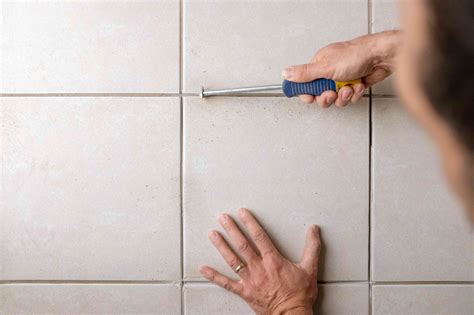 Removing old grout