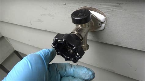 repairing or replacing an outdoor faucet handle