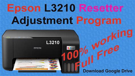 Resetter Epson L3210 Gratis Download RAR: Solusi Mudah Mengatasi Masalah Printer Anda