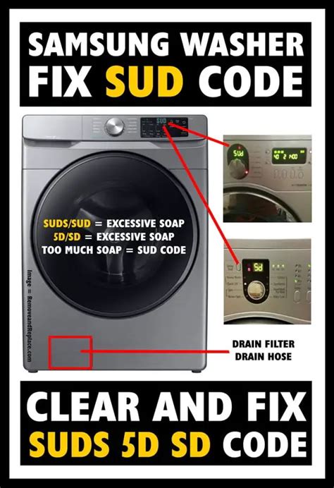 samsung washer sud code