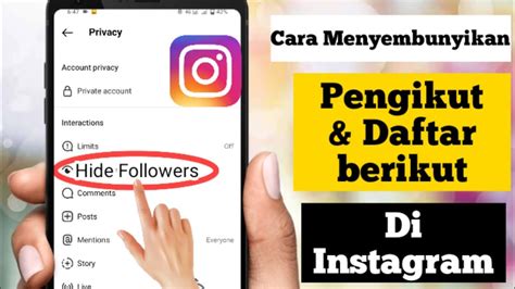 sembunyikan follower instagram indonesia