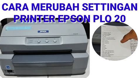 settingan printer