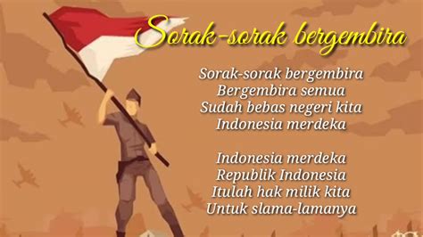 Sorak-sorai bergembira Indonesia