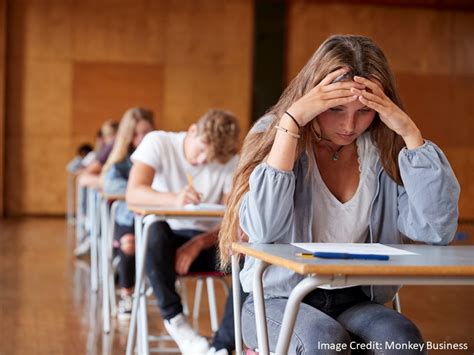 students anxious during test
