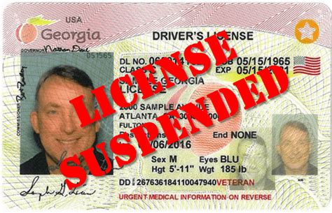 suspended license in Georgia