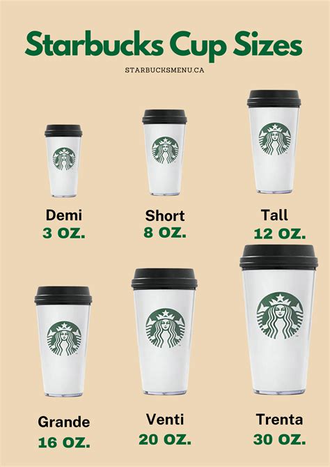 Tall Size Starbucks
