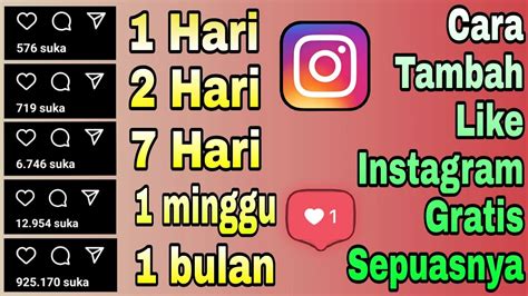 6 Cara Menambah Like Instagram Gratis di Indonesia