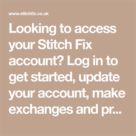 Troubleshooting Stitch Fix Account