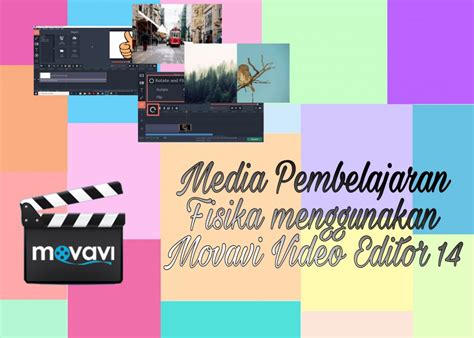 Menghapus tulisan di video menggunakan Movavi Video Editor