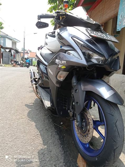 What are the Recommended Tire Sizes for the Yamaha Aerox 155 in Indonesia?