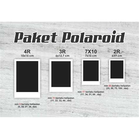Ukuran Foto Polaroid 2R: Memilih Ukuran yang Tepat untuk Kebutuhan Anda