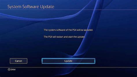 updating ps4 software