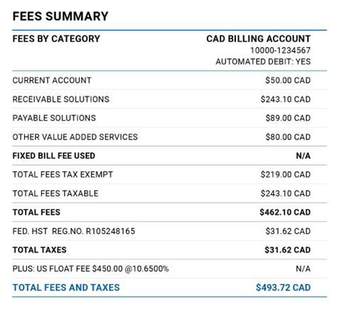 Paper Statements and Fees