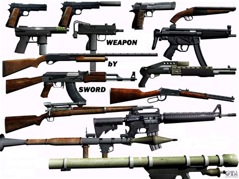 GTA SA weapons