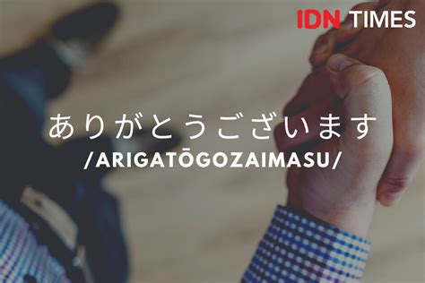 Alternatif Ungkapan Ucapan Terima Kasih dalam Bahasa Jepang