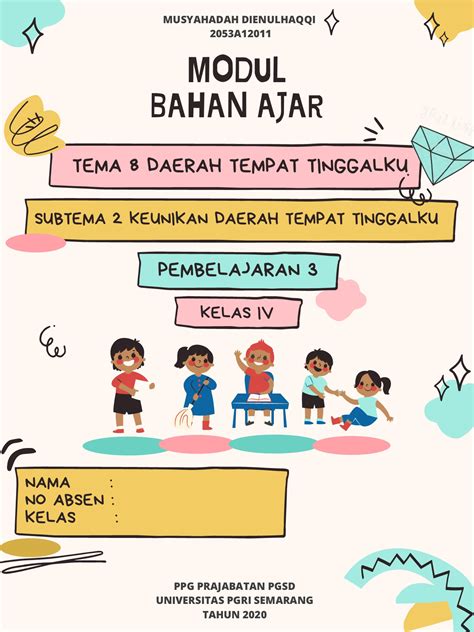 Guru menyimpan bahan ajar dalam sloki kecil