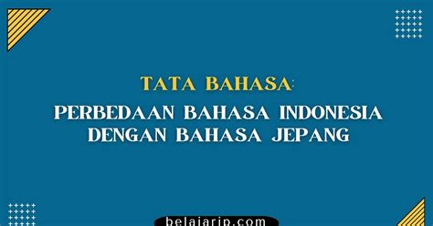 Perbedaan Tiga dengan Bahasa Jepang