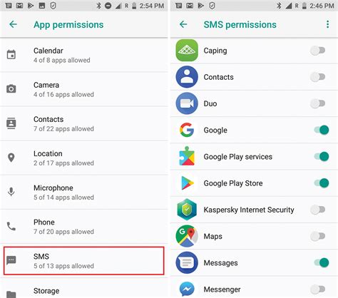 permissions android