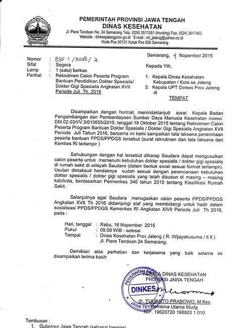 Unsur-Ursur Pada Surat Dinas di Indonesia