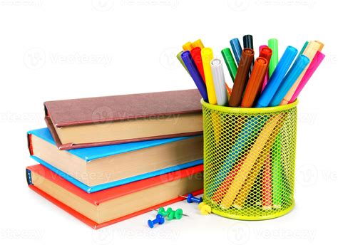 Books and pencil