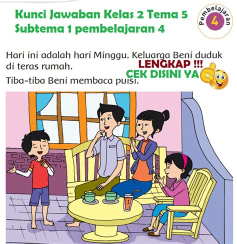 Kunci Jawaban Tematik Kelas 2 dalam Pendidikan