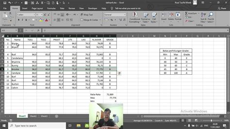 Memindahkan Urutan Baris Excel