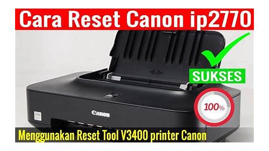 Resetter printer Canon IP2770