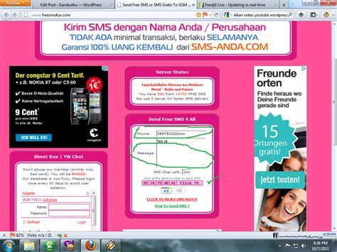sms gratis via internet indonesia