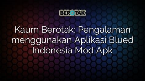 Download Aplikasi Blued Indonesia