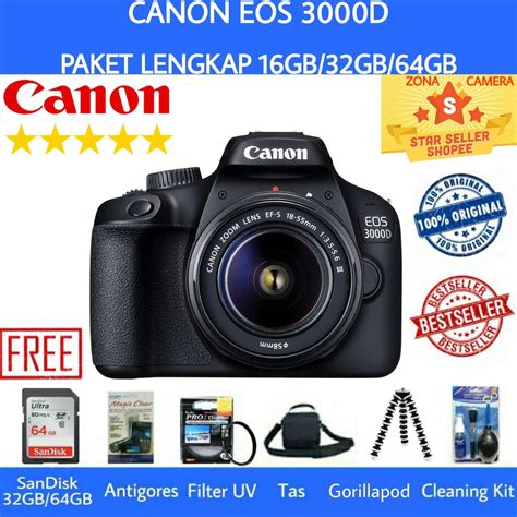 Canon EOS 3000D Indonesia