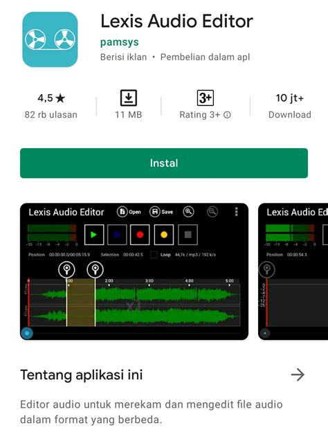 aplikasi pengedit suara untuk menyunting lagu