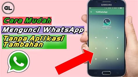 Cara Mengunci Whatsapp Tanpa Aplikasi Di Hp Oppo