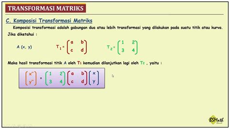 Transformasi Matriks pada Garis 3x 2y 6