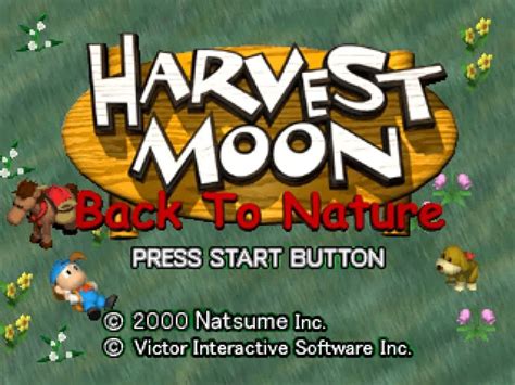 Harvest Moon Back to Nature PC