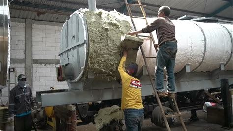 proses produksi rockwool