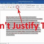 Justify pada Microsoft Word