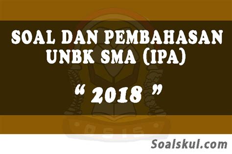 Jadwal Pelaksanaan UNBK SMA 2018