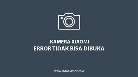 Permasalahan Error Kamera di Indonesia