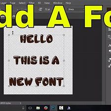 enhance font adobe photoshop